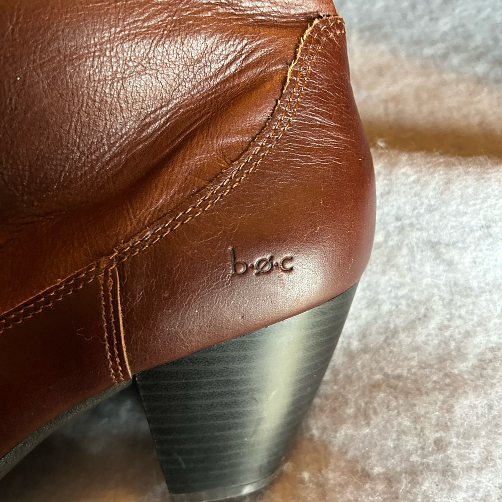Boc Size 10 Brown Leather Knee-High Boots - Picture 4 of 7